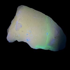 Jadeite Pink Infused Art Glass Cullet‎ Glowing Manganese Slag Glass #5GL227